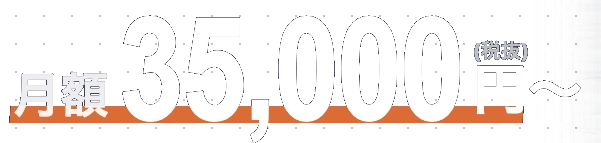 月額35,000円（税抜）〜