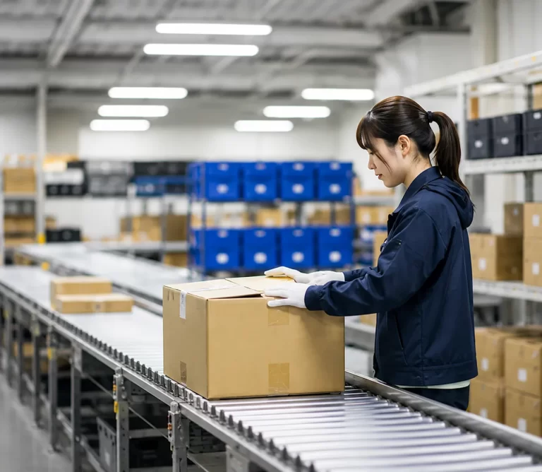 法人向け出荷の現場